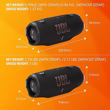 JBL Charge 6 - Portable Waterproof & Drop-Proof Bluetooth Speaker - Image 4